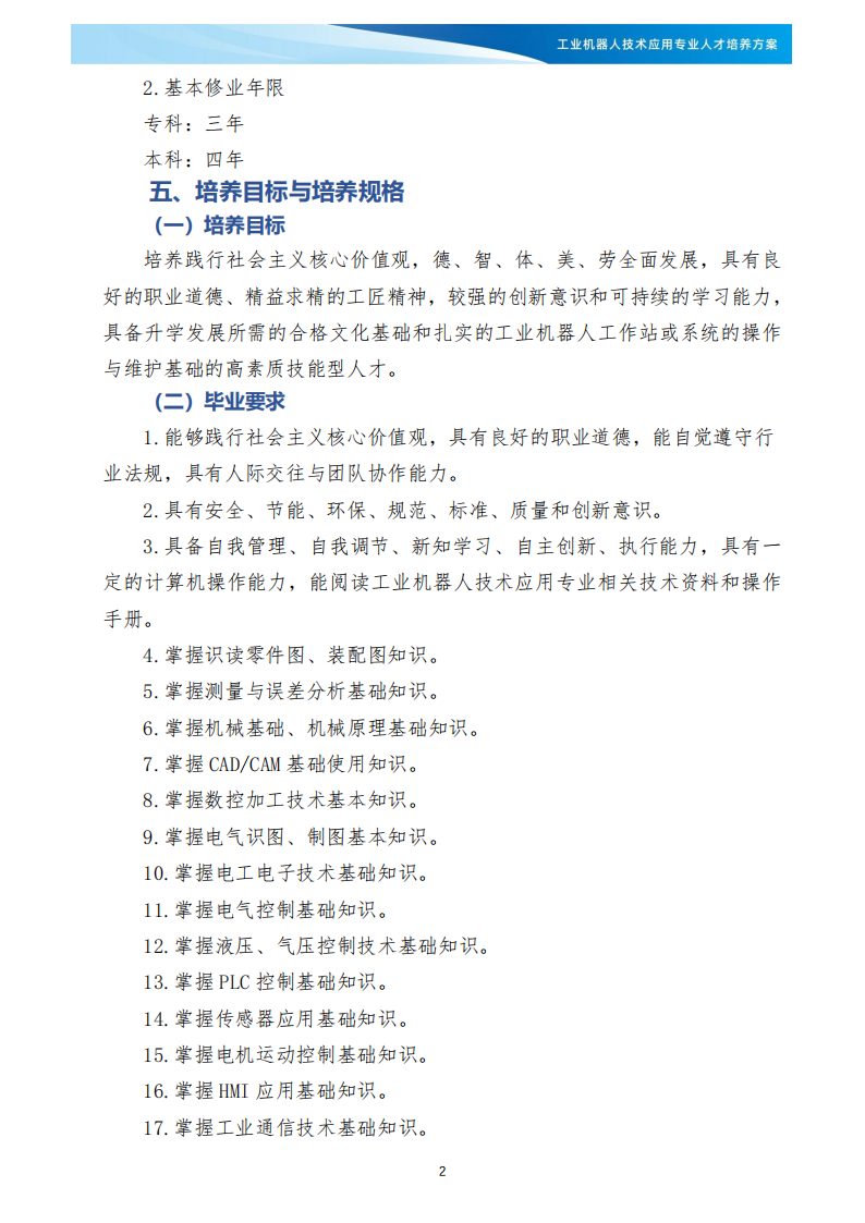 XXX学校《工业机器人技术应用》专业人才培养方案(1)_03.png